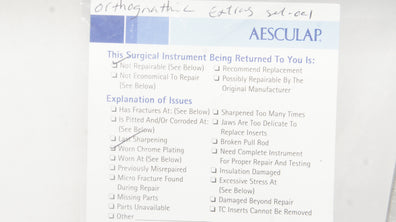 Braun 82803 Aesculap Orthognathic Extracting Set